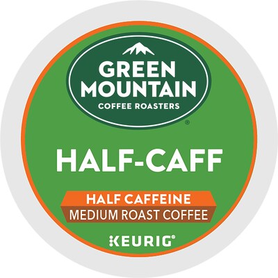 Green Mountain Coffee Roasters Half-Caff Coffee Keurig® K-Cup® Pods, Medium Roast, 48/Box (357446)