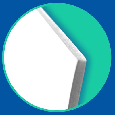 Flipside Foam Board, 18" x 24", White, 5/Pack (18240-5)