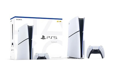 Sony PlayStation 5 Slim Gaming Console, 1TB SSD, White (1000039671)