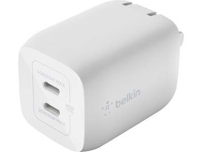 Belkin BoostCharge Pro USB Type-C Wall Charger, White (WCH013dqWH)