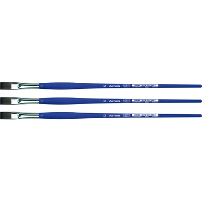 da Vinci FORTE-Acrylics Oil and Acrylic Synthetic Student Brushes, 3 /Pack (DVXVA864012-3)
