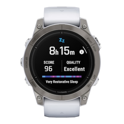 Garmin epix Pro Gen 2 Sapphire Edition Smartwatch, Titanium & Whitestone, 47mm (GRM0280320)