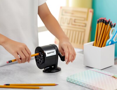 Bostitch Manual Pencil Sharpener, Black (MPS1-BLK)