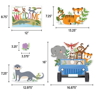 Creative Teaching Press Jungle Friends Bulletin Board Set, 48/Set (CTP10917)