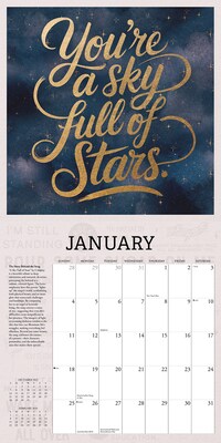 2026 Willow Creek Lyrics to Live By 12" x 12" Monthly Wall Calendar (55946)