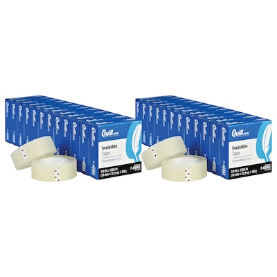 Quill Brand Invisible Tape, 3/4 X 1296, 24/Pack