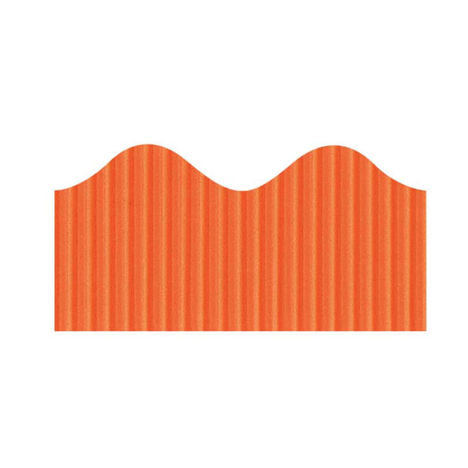Pacon Scalloped Bordette Decorative Border, 2 1/4 x 50, Orange (P0037104)