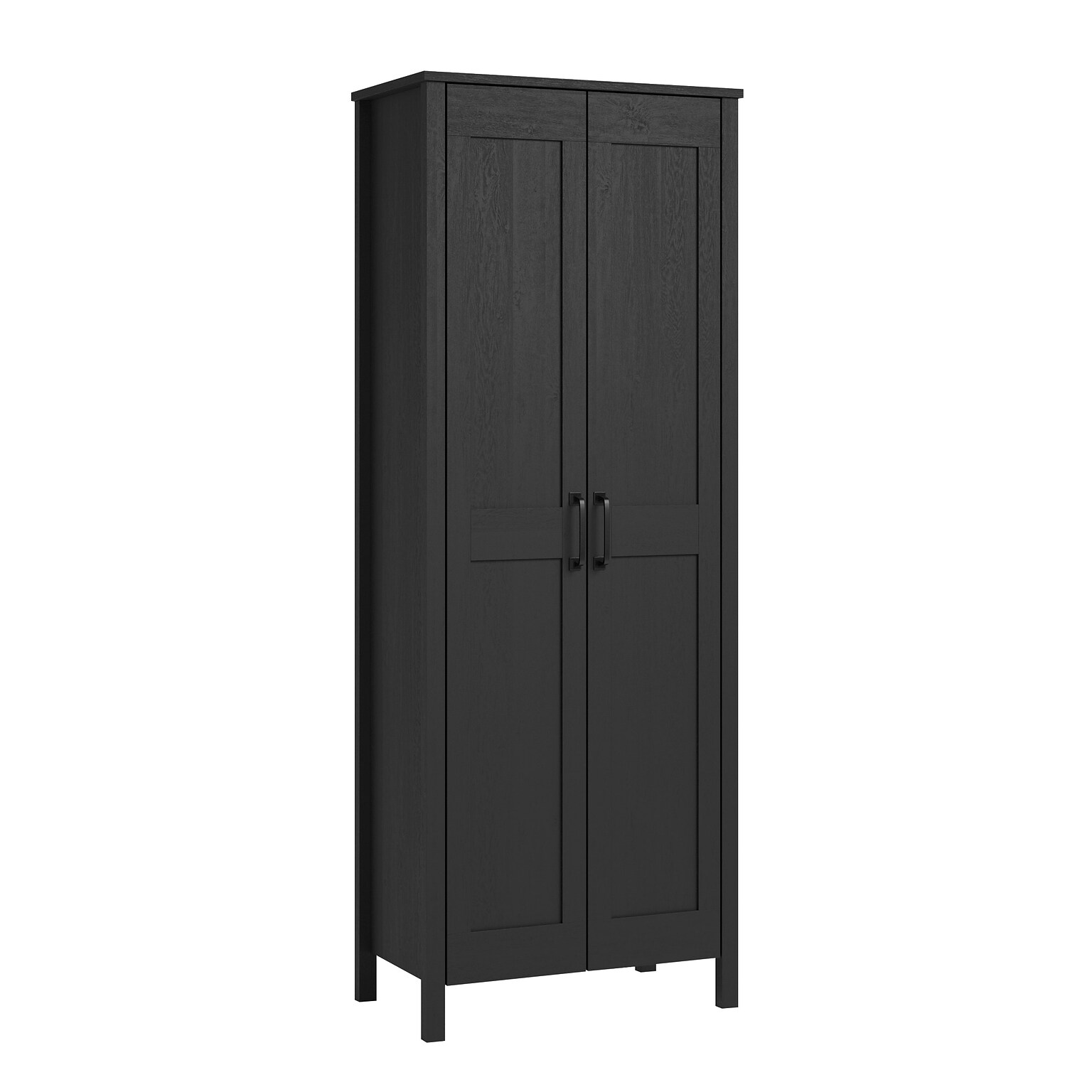 Sauder Select 72H Storage Cabinet with 3 Shelves, Raven Oak (433243)