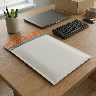 Quill Brand® 12 x 15.5 Self-Sealing Poly Mailer, White, 100/Pack (ST56606)