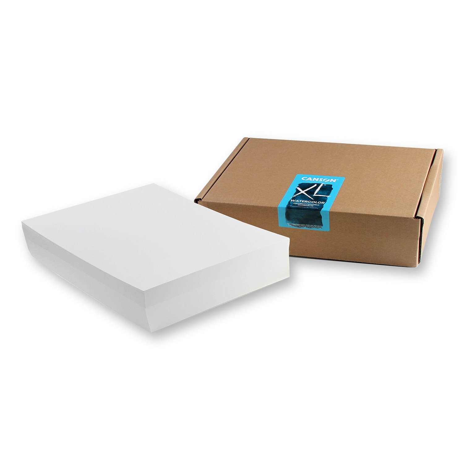 Canson XL Series Watercolor Paper, 24.25 x 36.25, White, 50 Sheets/Box (MCXC100511151)