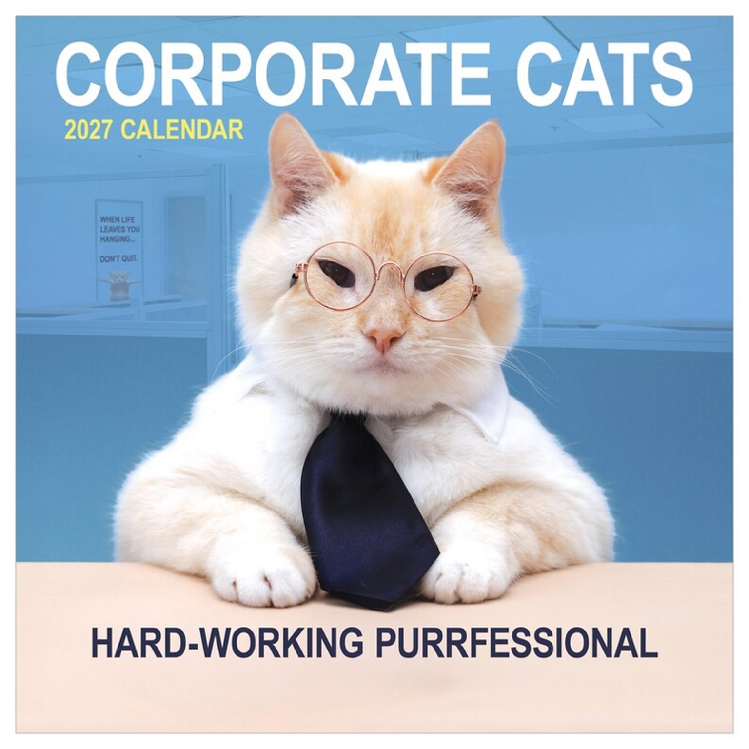 2027 TF Publishing Corporate Cats 12 x 12 Monthly Wall Calendar (27-1005)