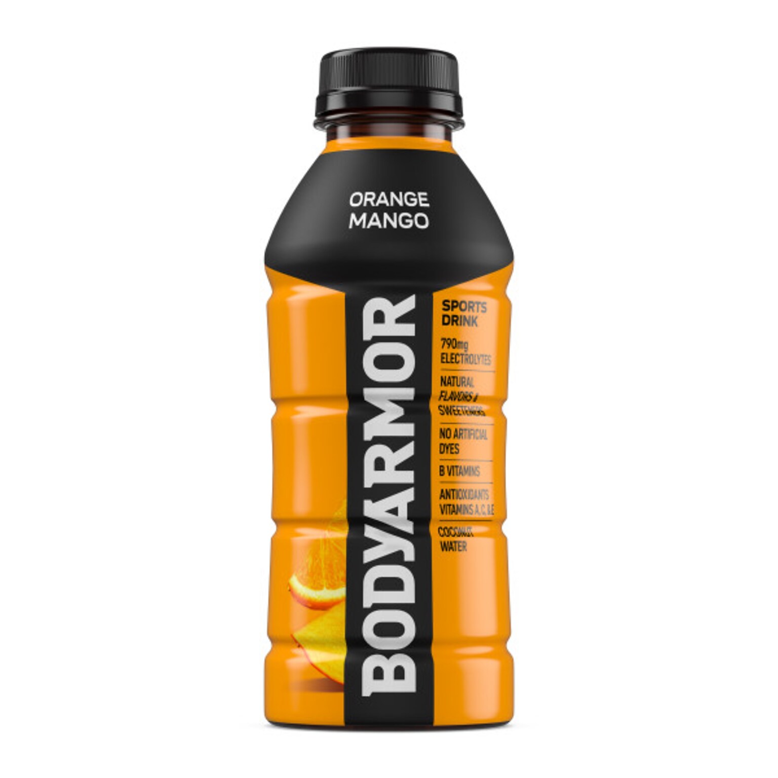 BodyArmor SuperDrink Orange Mango Sports Drink, 16 oz. Bottle, 12/Pack (100002-1.4)