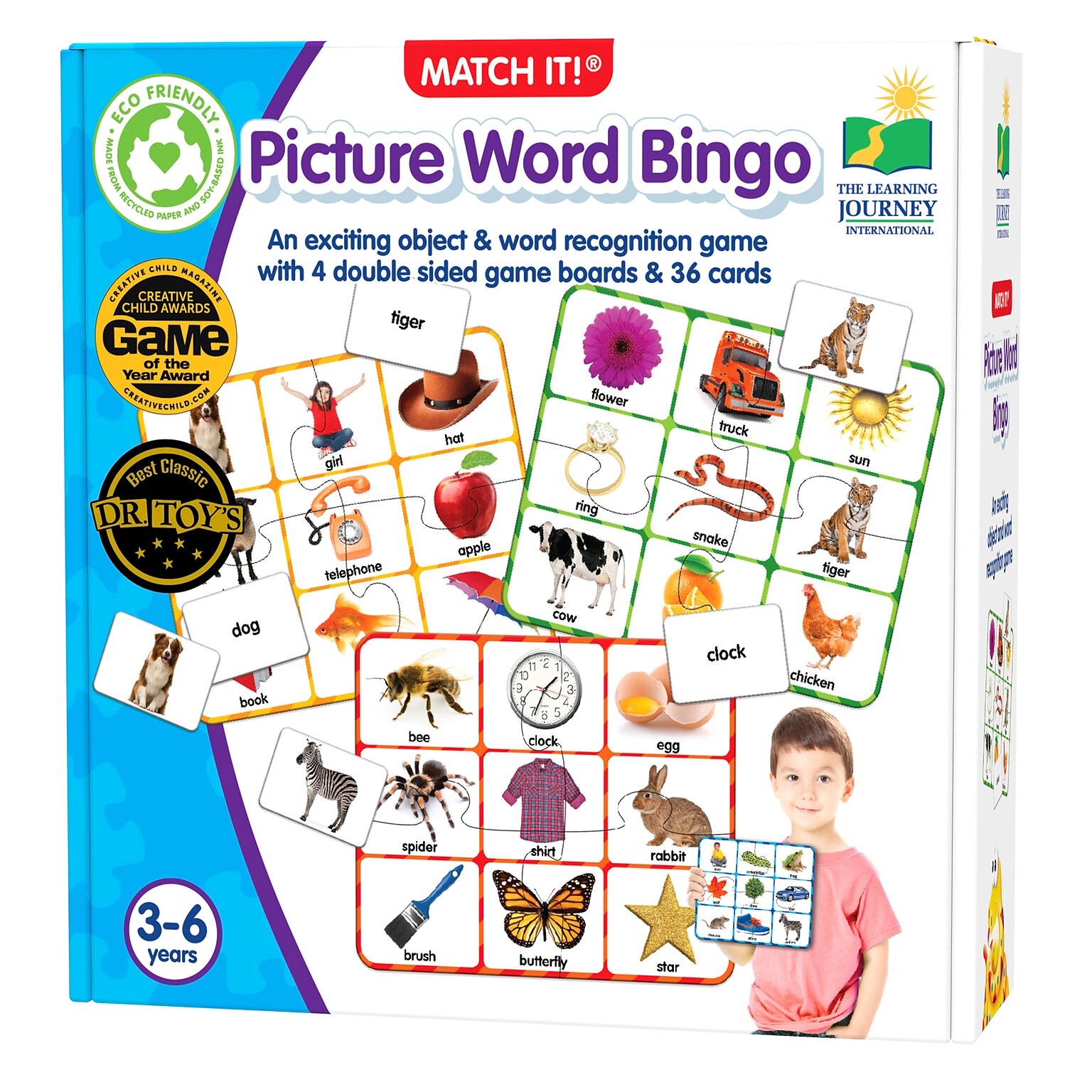 The Learning Journey Match It! Picture Word Bingo (LJI237113)