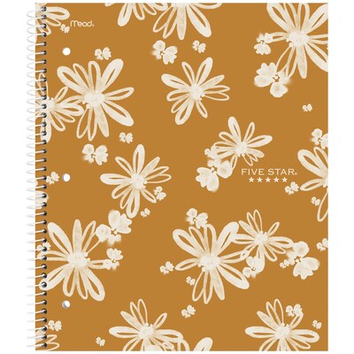 Five Star Soft Petals 1-Subject Notebooks, 8.5 x 11, College-Ruled, 80 Sheets, Assorted Colors, 2/
