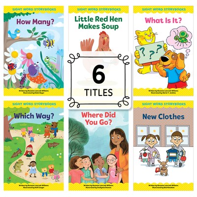 Creative Teaching Sight Word Storybooks Picture Book Set 3, 6 Books/Set (CTP23603)
