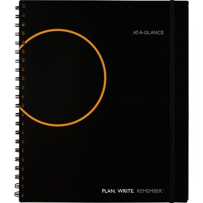 2026 AT-A-GLANCE Plan. Write. Remember. 8.5" x 11" Daily Planner, Poly Cover, Black/Orange (70-6209-05-26)