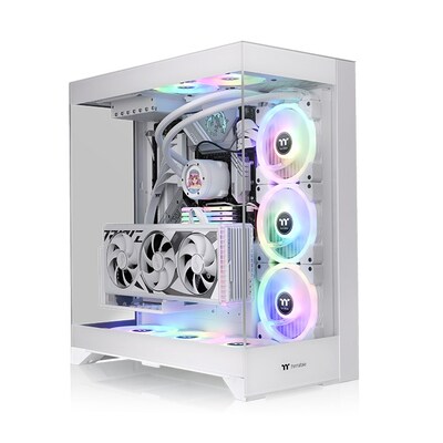 Thermaltake CTE E550 ATX Mid Tower Computer Case, Snow (CA-1Z8-00M6WN-00)