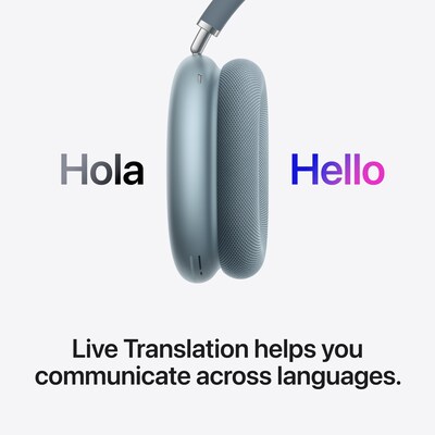 Apple AirPods Max 2 Wireless Active Noise Cancelling Over-Ear Headphones, Bluetooth, Blue (MHWM4AM/A)