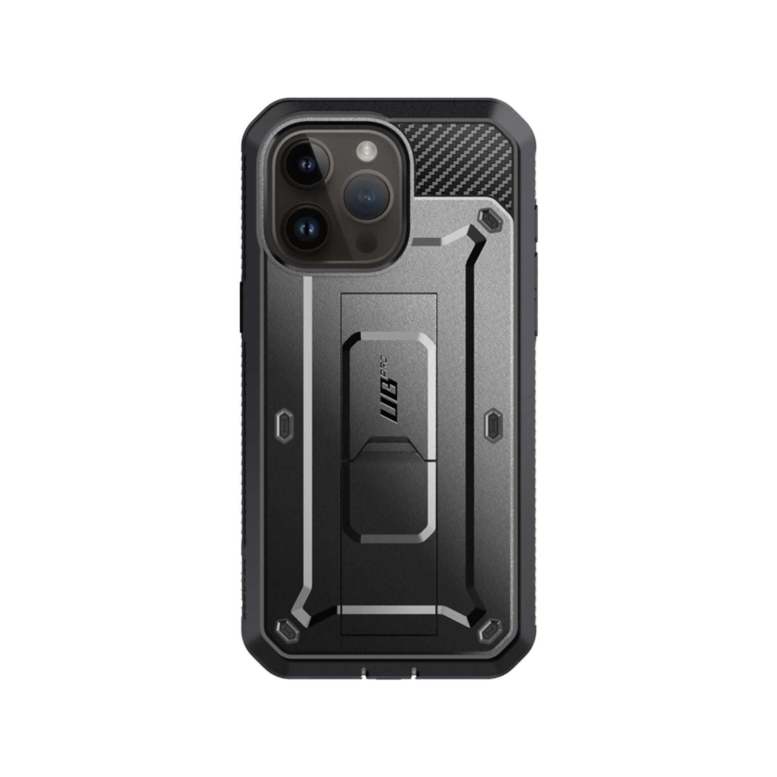 SUPCASE Unicorn Beetle PRO Rugged Case for iPhone 15 Pro Max, Shock-Absorbing, Black (SUP-iPhone2023Max-6.7-UBPro-SP-Black)