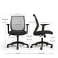 Union & Scale™ Essentials Ergonomic Fabric Swivel Task Chair, Black (UN56947)