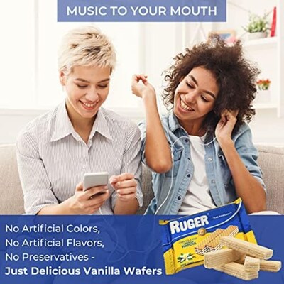 Ruger Vanilla Wafers, 2.125 oz., 12 Packs/Box (RUG00309)