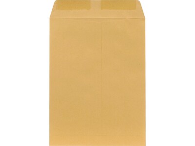 Staples 9 x 12 Catalog Envelopes, Brown Kraft, Gummed Seal, Heavy-Duty Mailing Envelopes for Documents & Forms, 250/Box