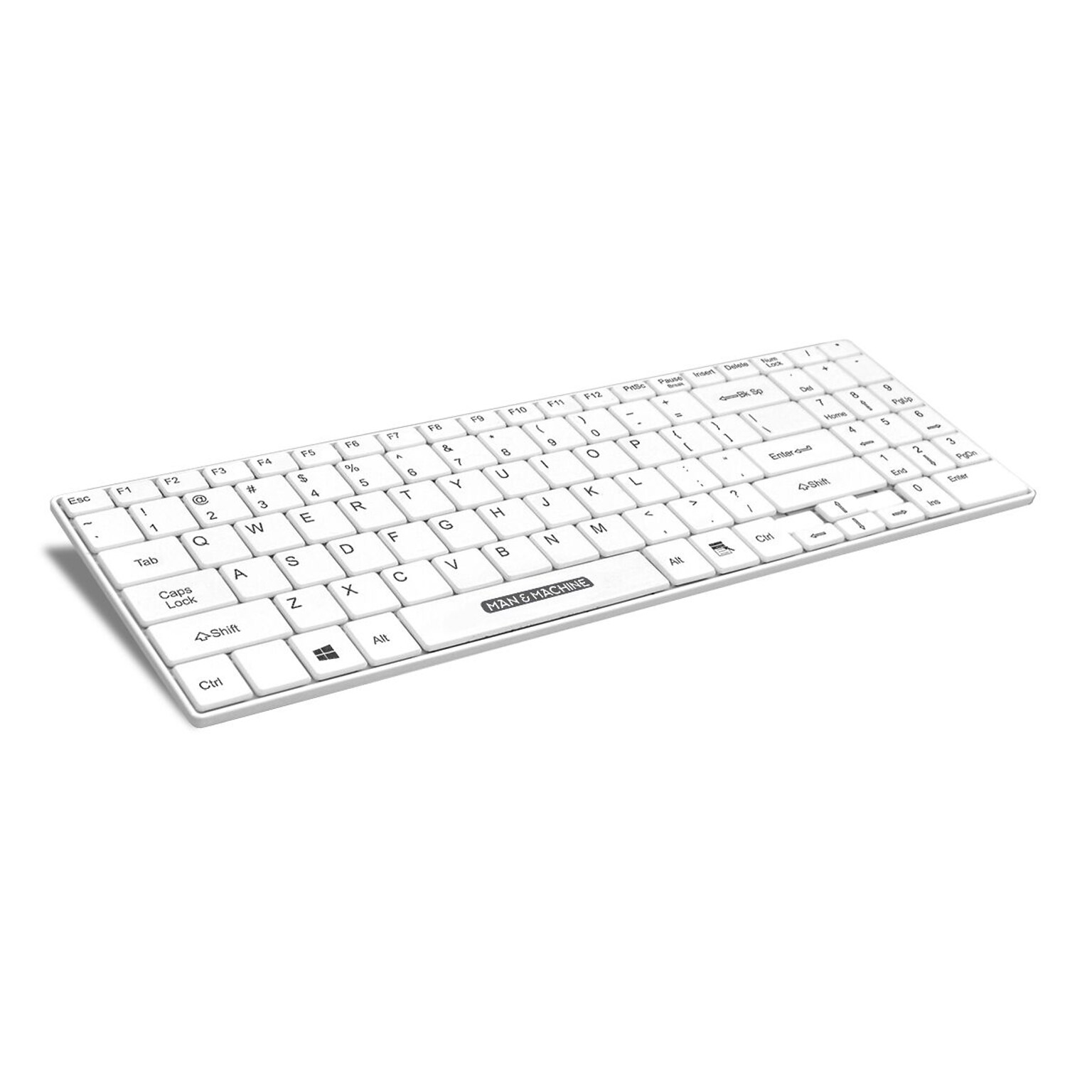 Man & Machine Its Cool Wireless Washable Keyboard, White (ITSC/BTWI/W5)