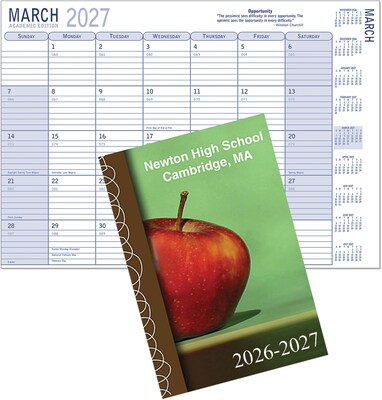 Custom HDI Academic Desk Planner