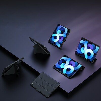 SaharaCase Heavy Duty Folio Case for 13" Apple iPad Air M2 (2024), Scorpion Black (TB00408)