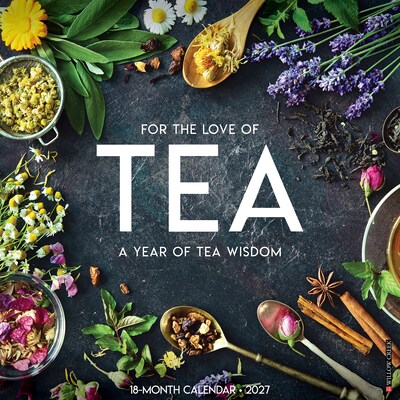 2027 Willow Creek For the Love of Tea 12 x 12 Monthly Wall Calendar, Assorted Colors (60261)
