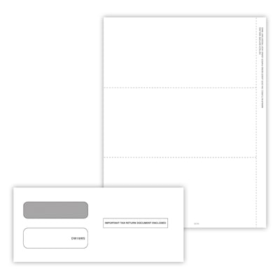 ComplyRight 2025 W-2 Tax Form, 3-Part, 3-Up, 50/Pack (517450)