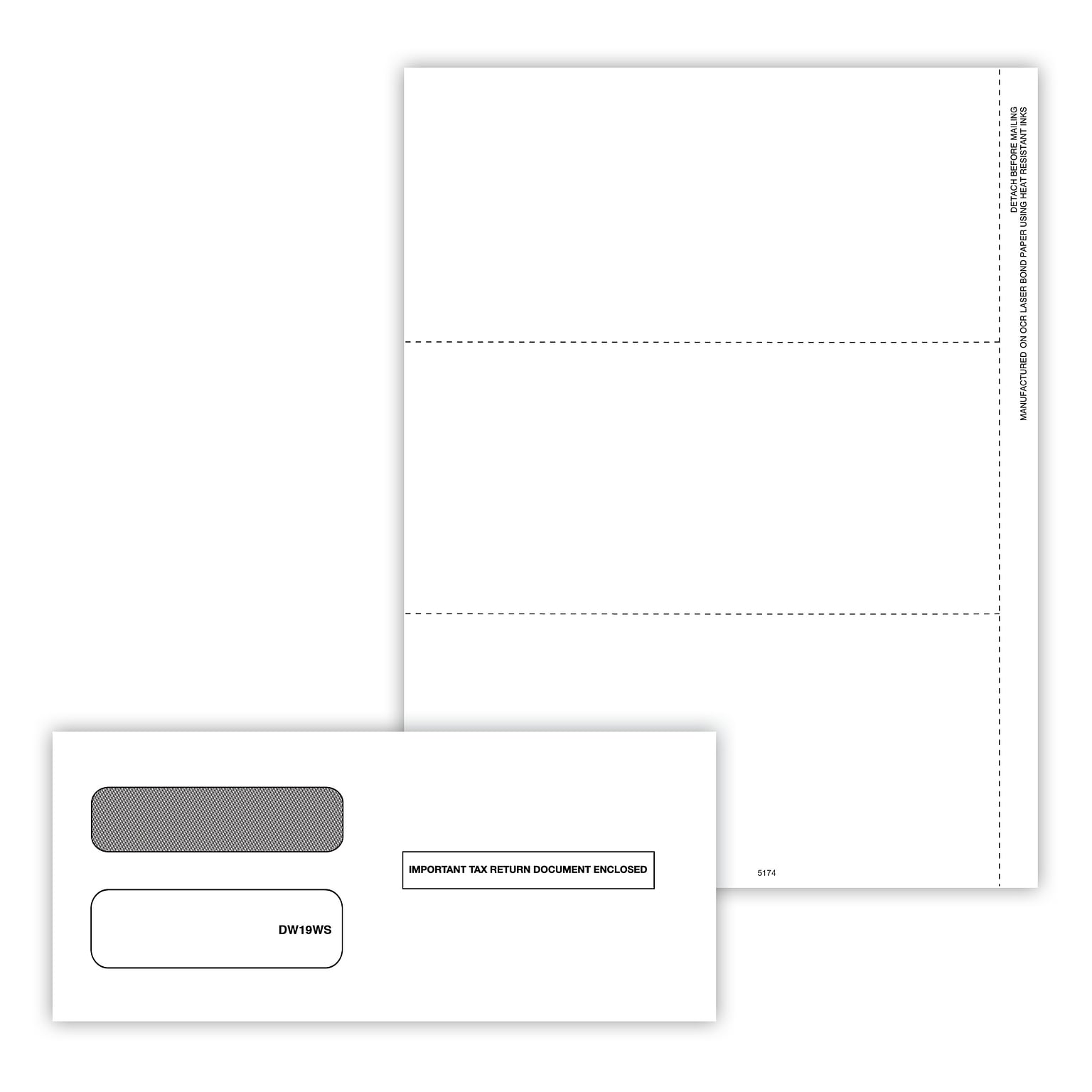 ComplyRight 2025 W-2 Tax Form, 3-Part, 3-Up, 50/Pack (517450)