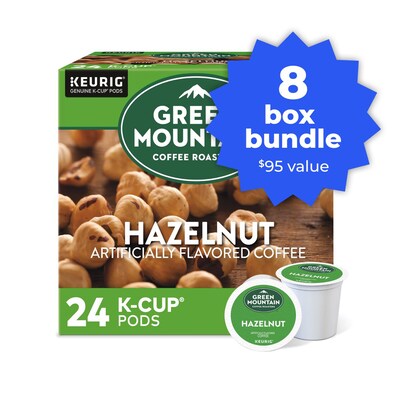 Green Mountain Hazelnut Coffee Keurig® K-Cup® Pods, Light Roast, 192 K-Cup® Pods
