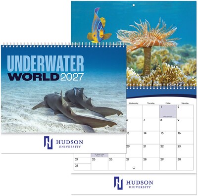 Custom Custom Underwater World Spiral Wall Calendar