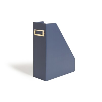 U Brands Paperboard Desk Organization Set, Solid Navy (3631U00-02)