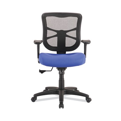 Alera® Elusion™ Series Height & Width Adjustable Arm Ergonomic Mesh Swivel Computer and Desk Chair, Navy (ALEEL42BME20B)