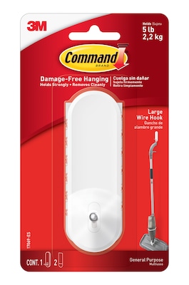 Command Large Hook, 5 lb., White (17069)
