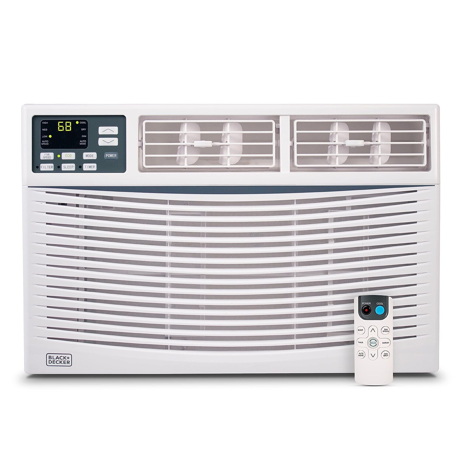 Black & Decker 115-Volt 8,000 BTU Window Air Conditioner with Remote, White, (BWAC08WTB)