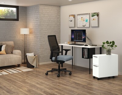 HON Ignition 2.0 Fabric/Mesh Task Chair, Gray Pattern (HONI2M2AMLA25TK)