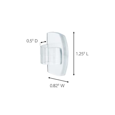 Command  Light Clips, Clear, 30/Pack (17017CLRAW30NA)