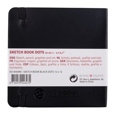 Talens Art Creation 4.7" x 4.7" Sketch Book, 80 Sheets/Book, 5/Bundle (TLN9314404M-5)