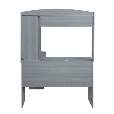 Techni Mobili 47" L-Shaped Desk, Gray (RTA-8410-GRY)