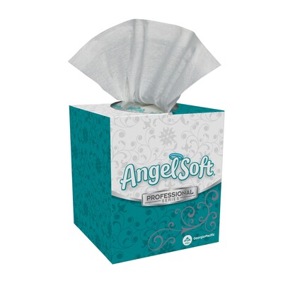Angel Soft Professional Series Standard Facial Tissues, 2-Ply, 96 Sheets/Box, 36 Boxes/Pack (46580)
