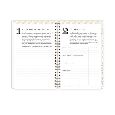 2026 Blue Sky Day Designer Tile 5" x 8"  Weekly & Monthly Planner, Plastic Cover, Multicolored (101410-26)
