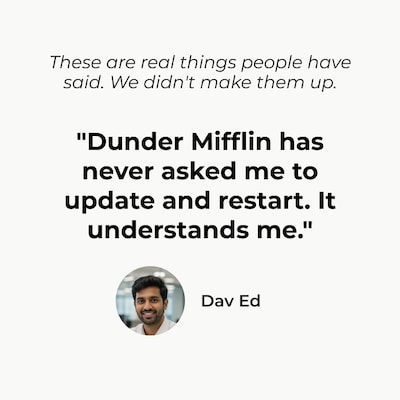Dunder Mifflin Special Edition 8.5" x 11" Premium Copy Paper, 20 lbs., 92 Brightness, 1 Ream of 500 Sheets (DMPC18501RMBX)
