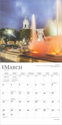 2025 BrownTrout Puerto Rico 12" x 12" Monthly Wall Calendar (9781975475581)