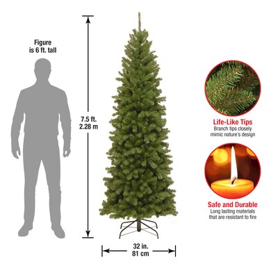 National Tree Company North Valley Spruce Artificial Christmas Trees (NRV7-505-75)