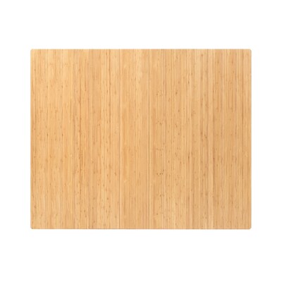 Anji Mountain Deluxe Bamboo Carpet & Hard Floor Chair Mat, 42 x 48, Natural (AMB24034W)
