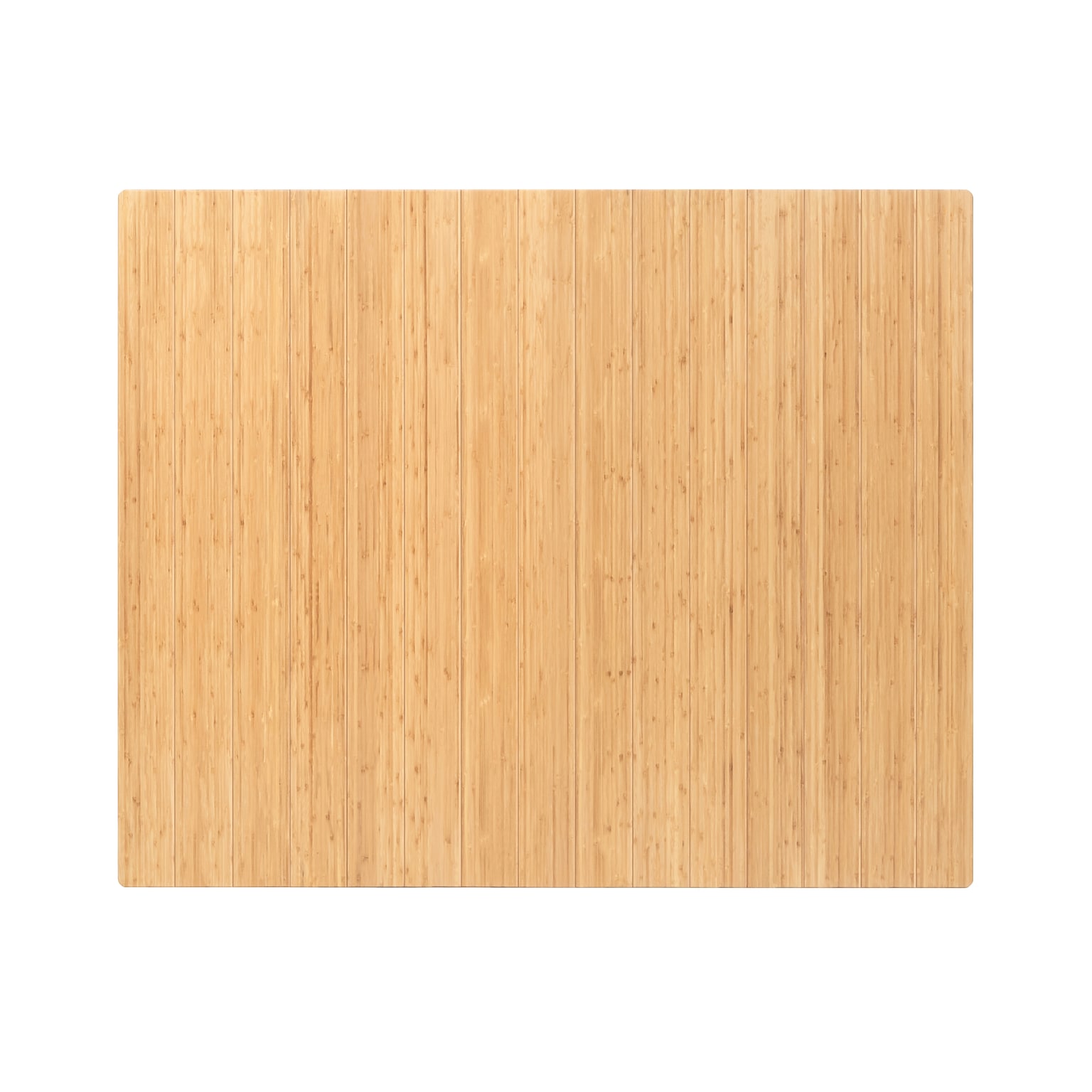 Anji Mountain Deluxe Bamboo Carpet & Hard Floor Chair Mat, 42 x 48, Natural (AMB24034W)