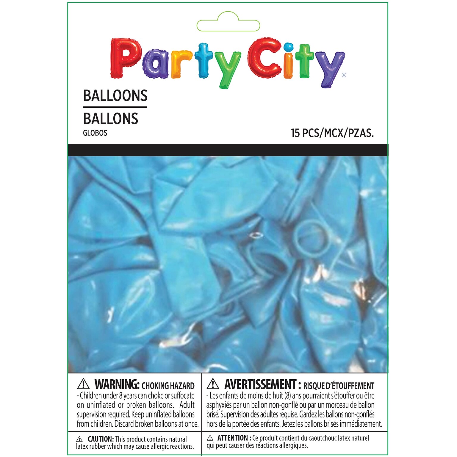 Party City 11 Latex Balloons, Bright Royal Blue, 15/Pack (AM113252-105-P)